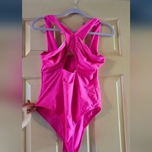 Large hot pink swimsuit